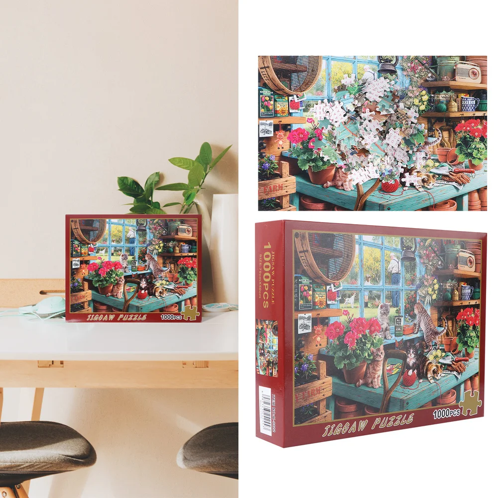 

1 Set Delicate Creative Funny Puzzle Present Jigsaw Toy Puzzle Toy Puzzle Gift for Indoor Inside