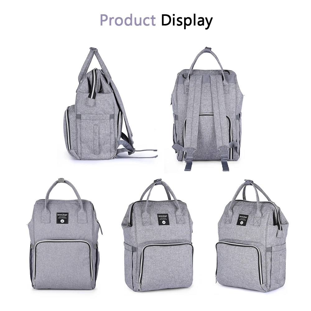 Многофункциональная водонепроницаемая сумка для подгузников рюкзак мам