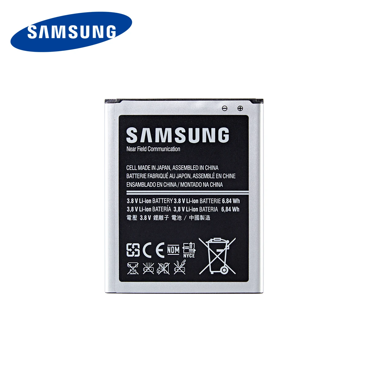 

SAMSUNG Orginal B105BE B105BU battery 1800mAh For Samsung Galaxy Ace 3 LTE GT-S7275 S7275B S7275T S7275R Galaxy Light T399