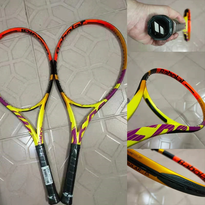 Новая Профессиональная теннисная ракетка BABOLAT Nadal PURE AERO RAFA L2/L3 Grip из углеродного