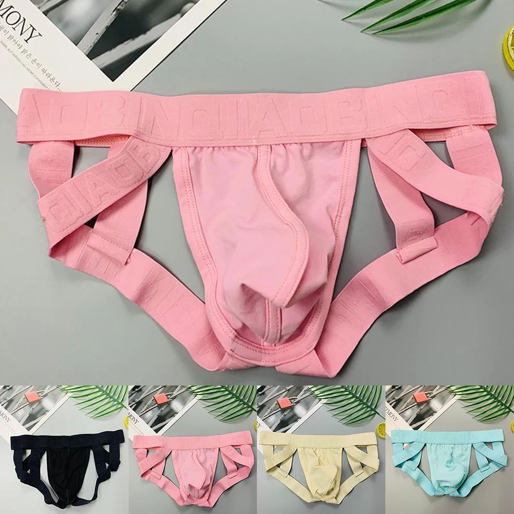 

Sexy G-String Brief Jockstrap Men Bikini Thongs Multi Elastic Belt Hip Lifting Panties Men's Underwear Comfortable Male Lingerie