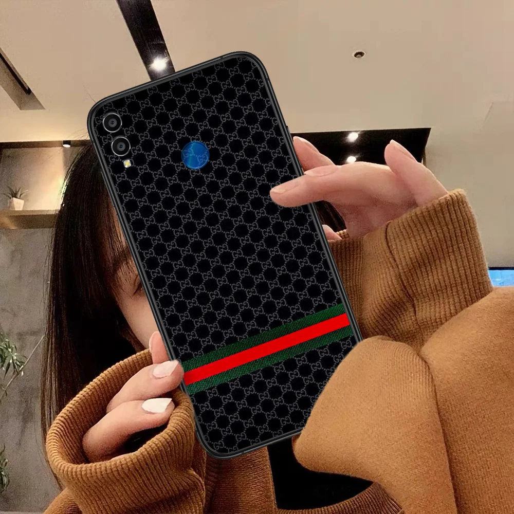 

Italy Luxury Brand Snake Tiger Bee Phone Case For Huawei Honor 6A 7A 7C 8 8A 8X 9 9X 10 10i 20 Lite Pro Play black Cover Tpu