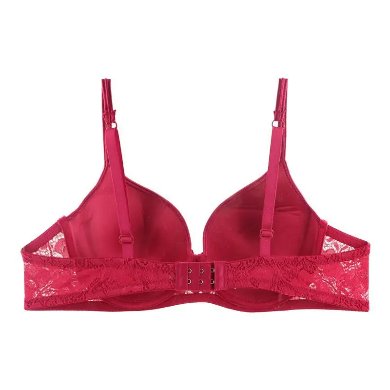 

3 Pcs Full Cup New Lace Bras Women Brassiere Adjusted Bralette Plus Size Breathable Underwear Sexy Lingerie Girls Push Up Bra