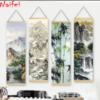 diy diamond painting full squareroundchinese landscape painting with ink water art for 5d diamond embroidery home decor gift