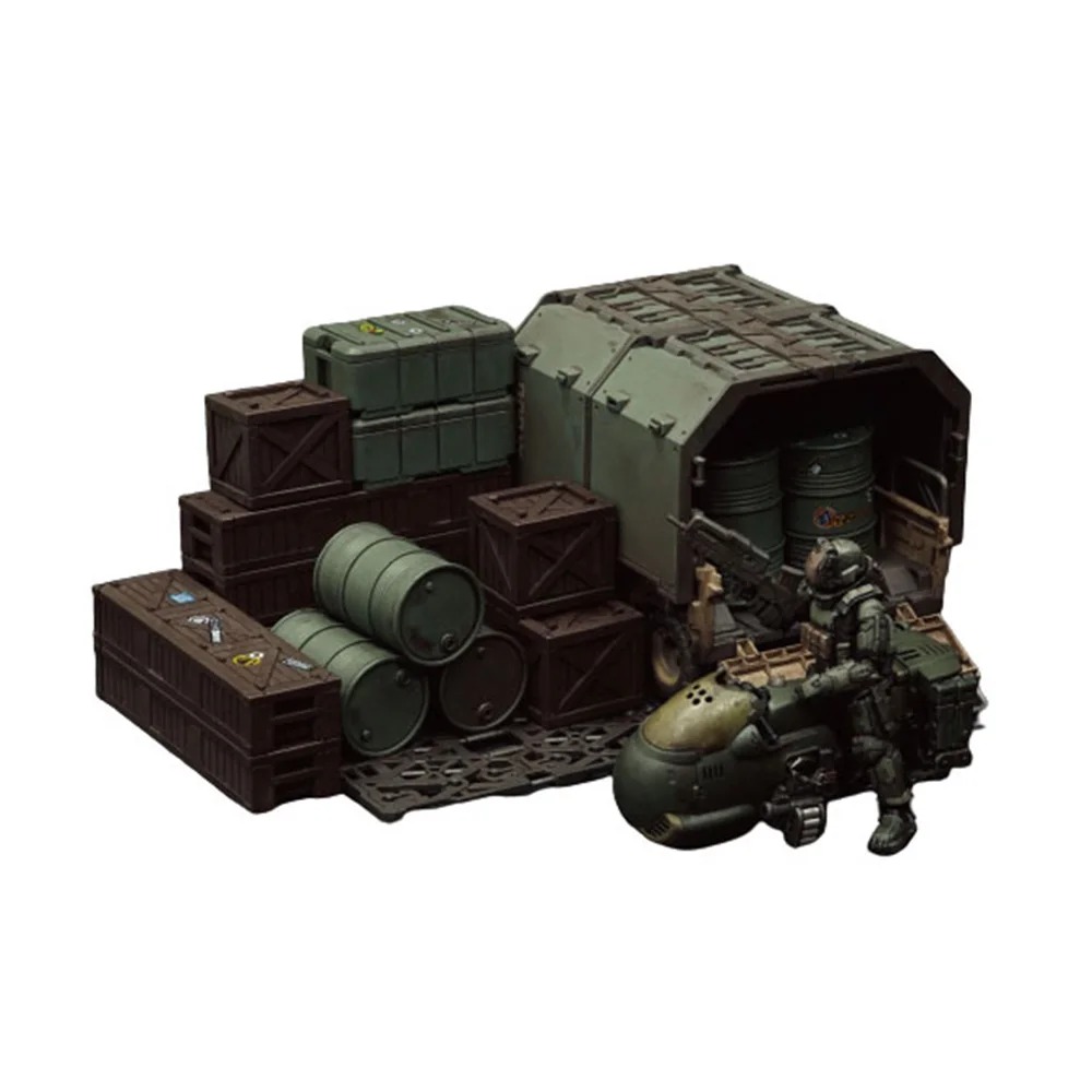 Кислотный дождь война 1:18 3 75 дюймов FAV-AP09/10 песок солдат оружие коробка аксессуар