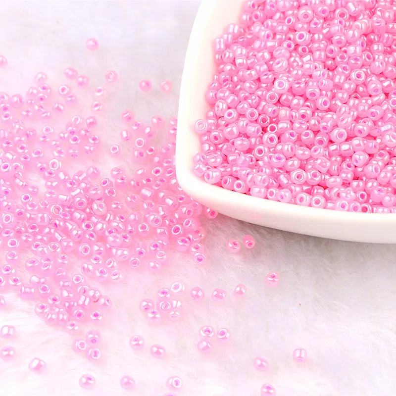 2 мм в диаметре различные Цвет крем Стекло чешские бусины Seedbeads для изготовления