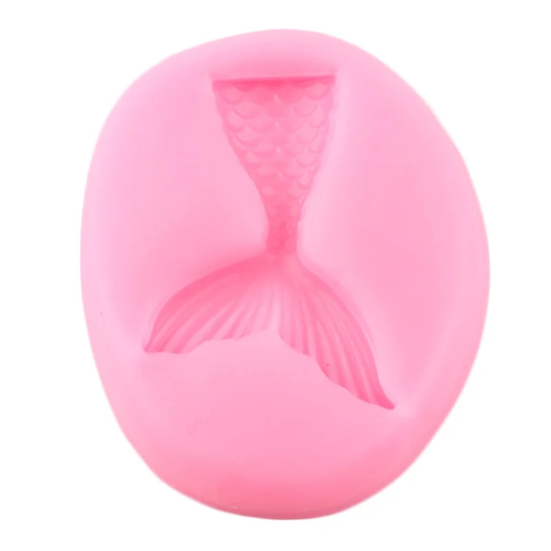 Силиконовая форма в виде хвоста русалки для малышей на день рождения торт
