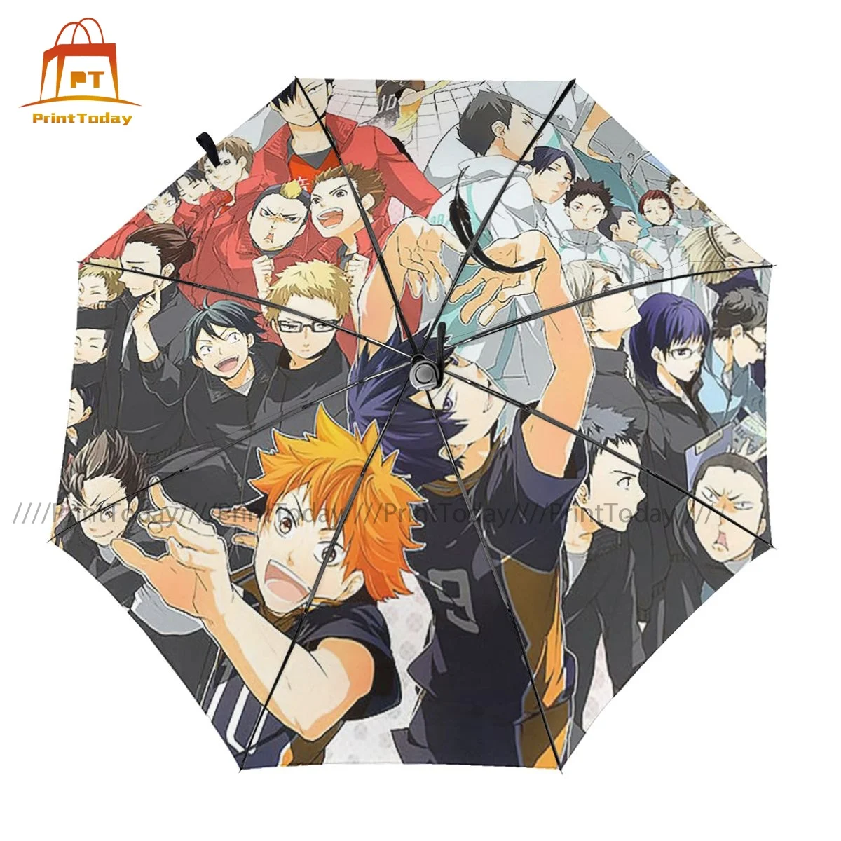 

Oikawa Umbrella Elegant Waterproof Umbrella Auto Painting Compact Outside Umbrella