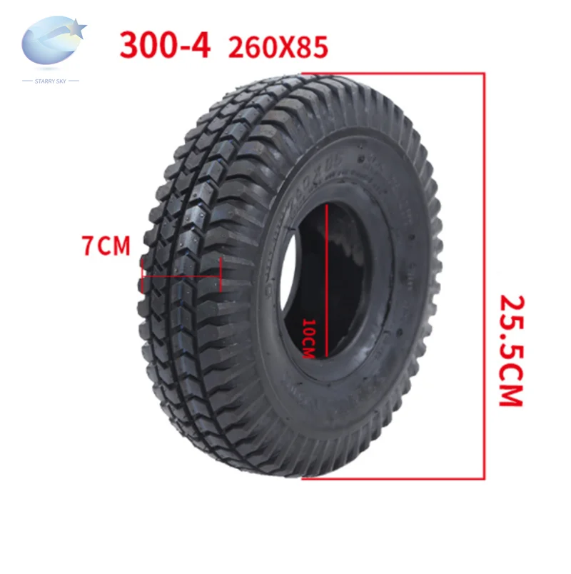 

2pack CST Thicken 3.00-4 Utility Dolly Hand Truck Tire 260x85 Replacement Mobility Scooter Tire Tube Electric Scooter Tire