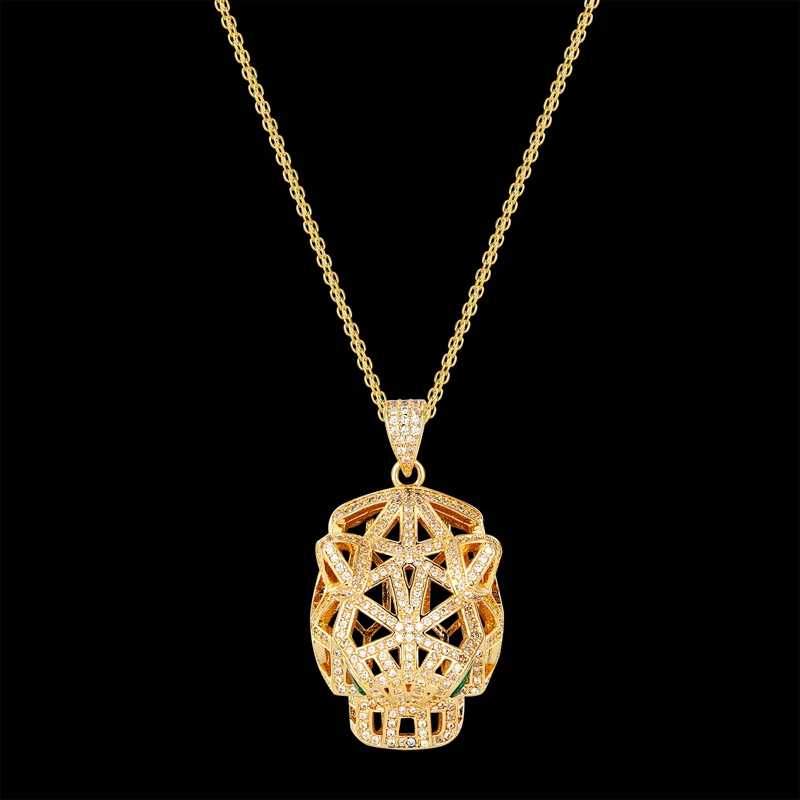 

Zlxgirl jewelry luxury brand leopard bangle and pendant jewelry sets perfect women and men wedding bangle sets bijoux Duabi Gold