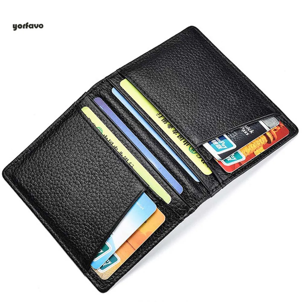 Мужские кошельки с держателем для карт винтажный черный короткий кошелек