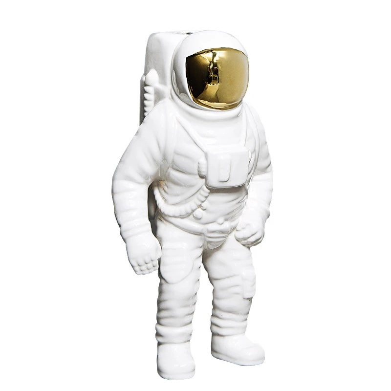 Ceramics Astronaut Ornaments Figurine Home Decor Accessories Nordic Decorative Ceramic Crafts | Дом и сад