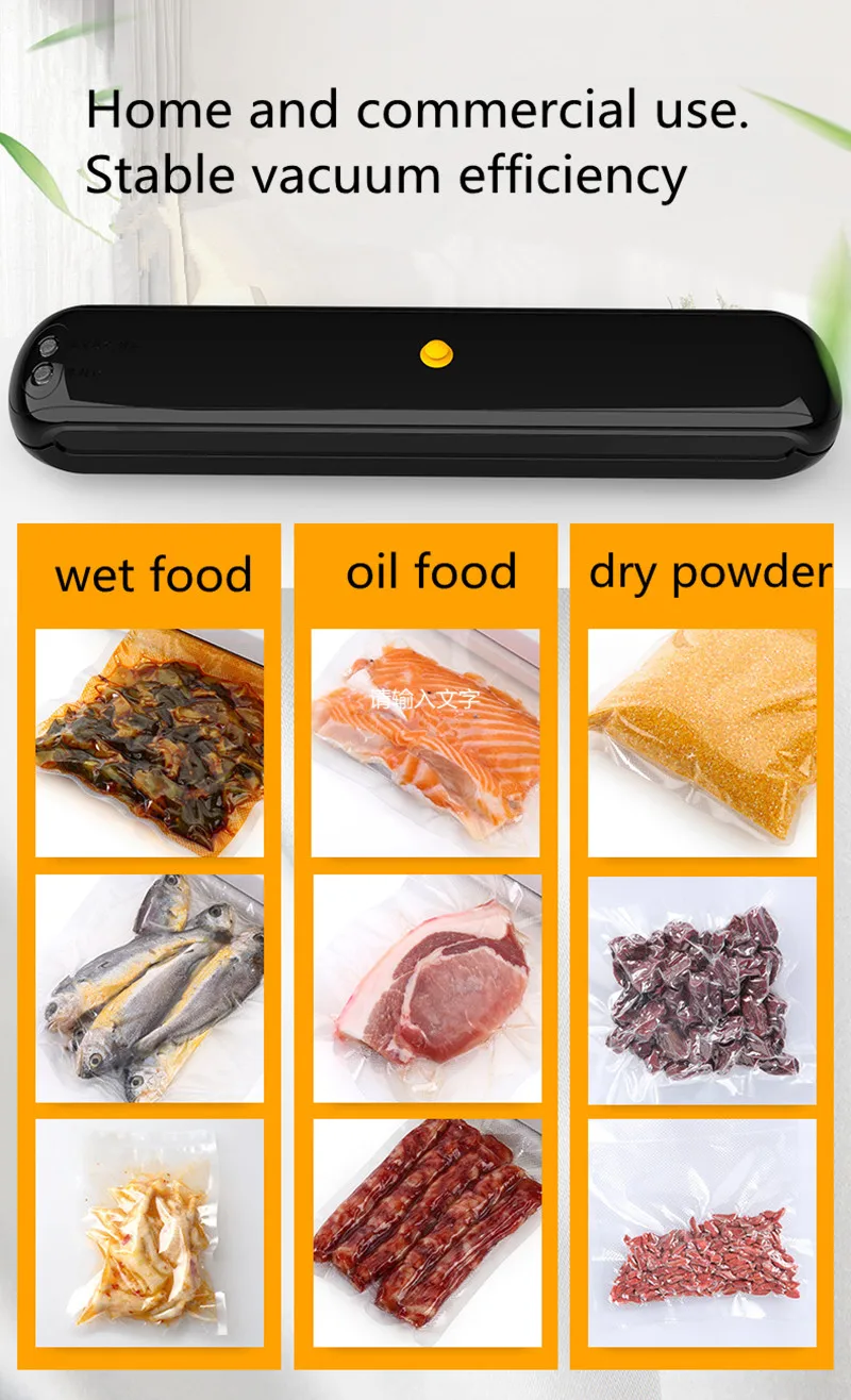 cute gift kitchen home office use smart vacuum sealing machine vacuum food sealers home appliances electric machine for storage free global shipping