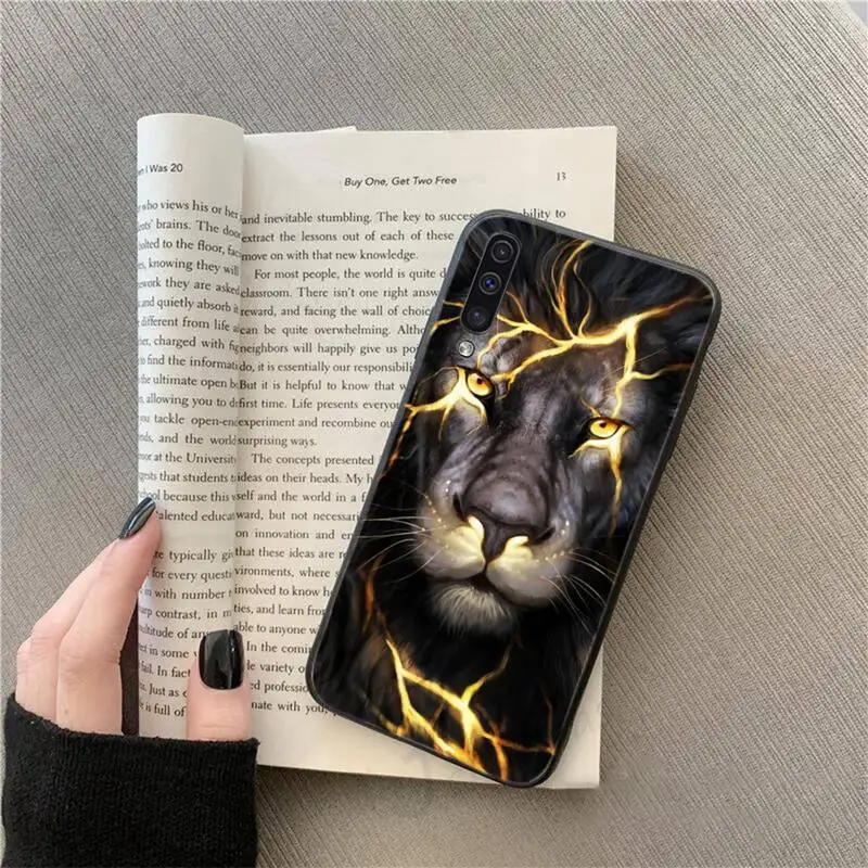 

lion animal King of the Prairie Phone Case For Samsung galaxy S 9 10 20 A 10 21 30 31 40 50 51 71 s note 20 j 4 2018 plus