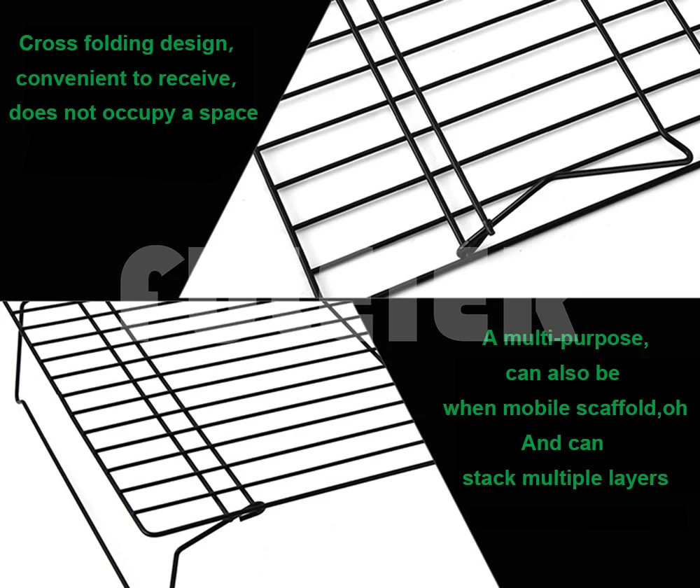 4 стиля многослойная металлическая охлаждающая стойка для печенья кексов и