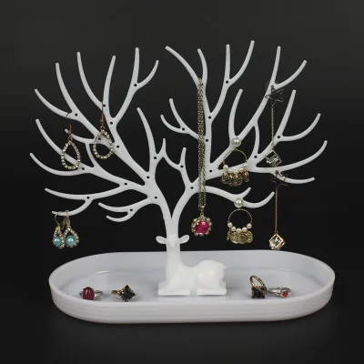 

PE Open Pocket Creative Plastic Tree Antler Storage Desktop Accessories Display Shelf 25x15x22cm