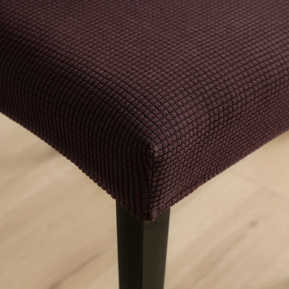 Съемные чехлы на стулья эластичные из спандекса для стульев белые Чехлы столовой