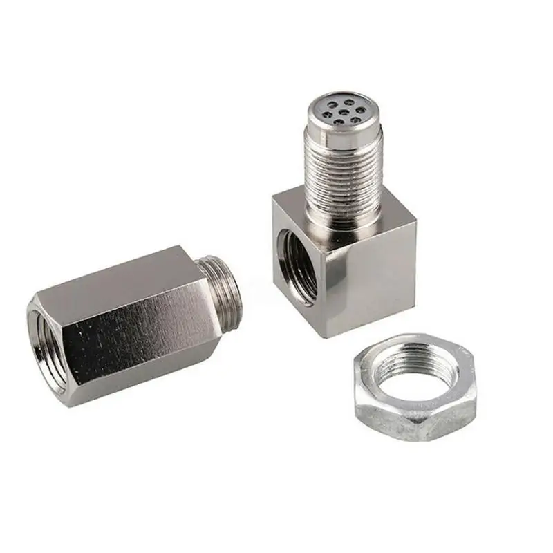 L Серебряный Тип автомобильный кислородный датчик Сенсор адаптер двигателя