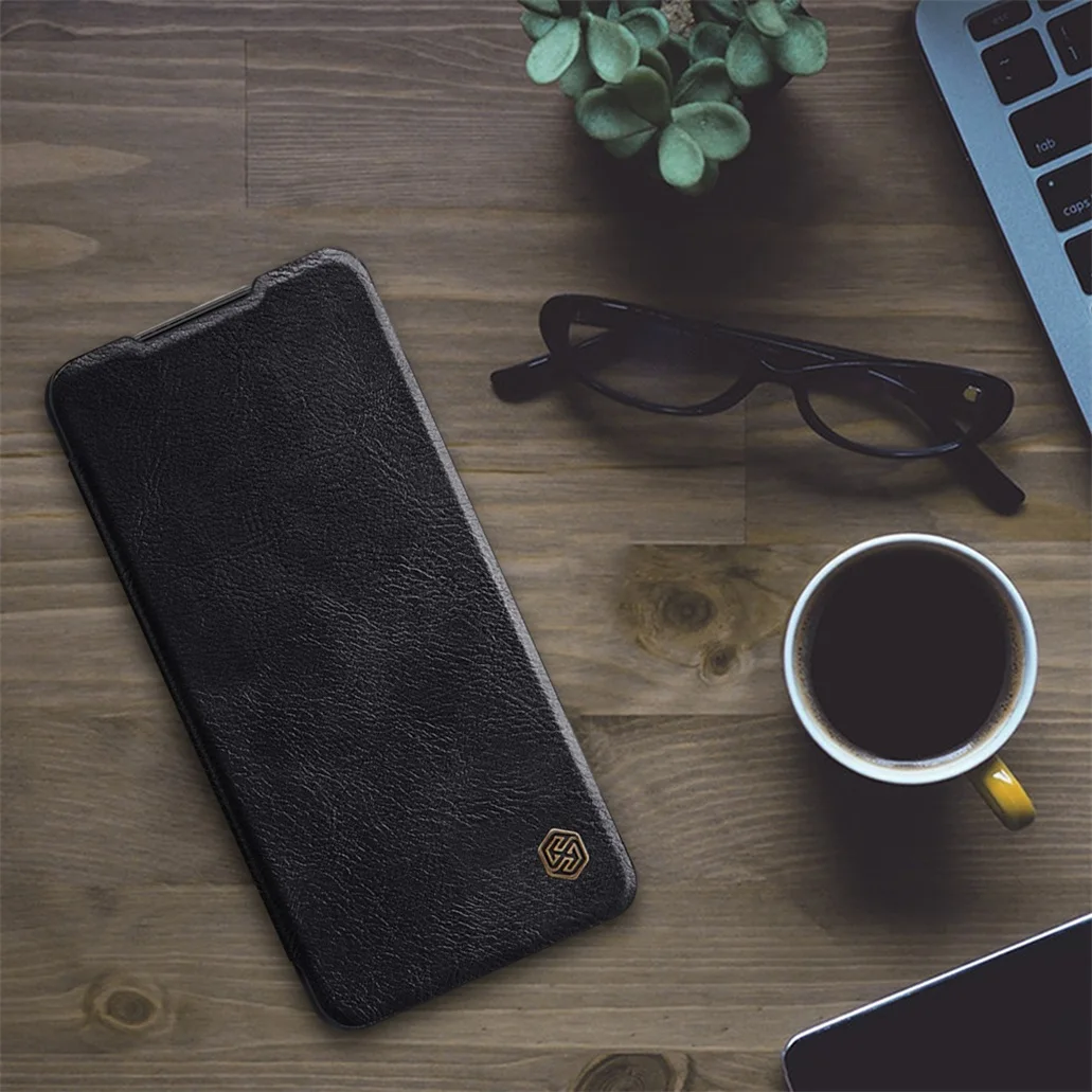 for xiaomi poco f3 x3 pro flip case nillkin qin leather flip cover card pocket wallet book case for xiaomi poco x3 nfc phone bag free global shipping