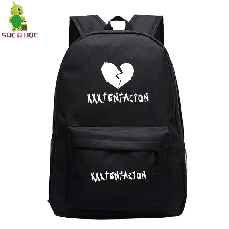 backbags XXXTentacion студенческие рюкзаки с принтами для девочек-подростков школьные сумки рюкзак для ноутбука Mochilas Mujer рюкзак для путешествий Повседневный Mochila - Цвет: backbags