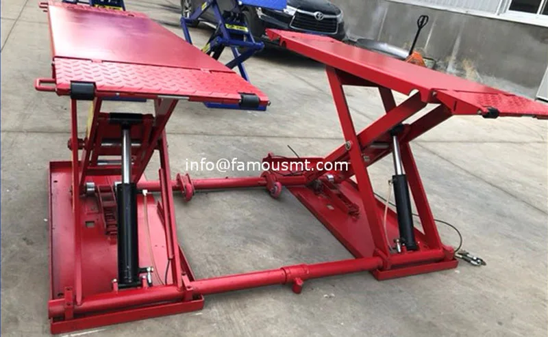 Подъемный ножничный подъемник S-3000C передвижной с двойной платформой |