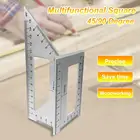 Многофункциональная квадратная угловая линейка 4590 градусов измерительный инструмент для деревообработки