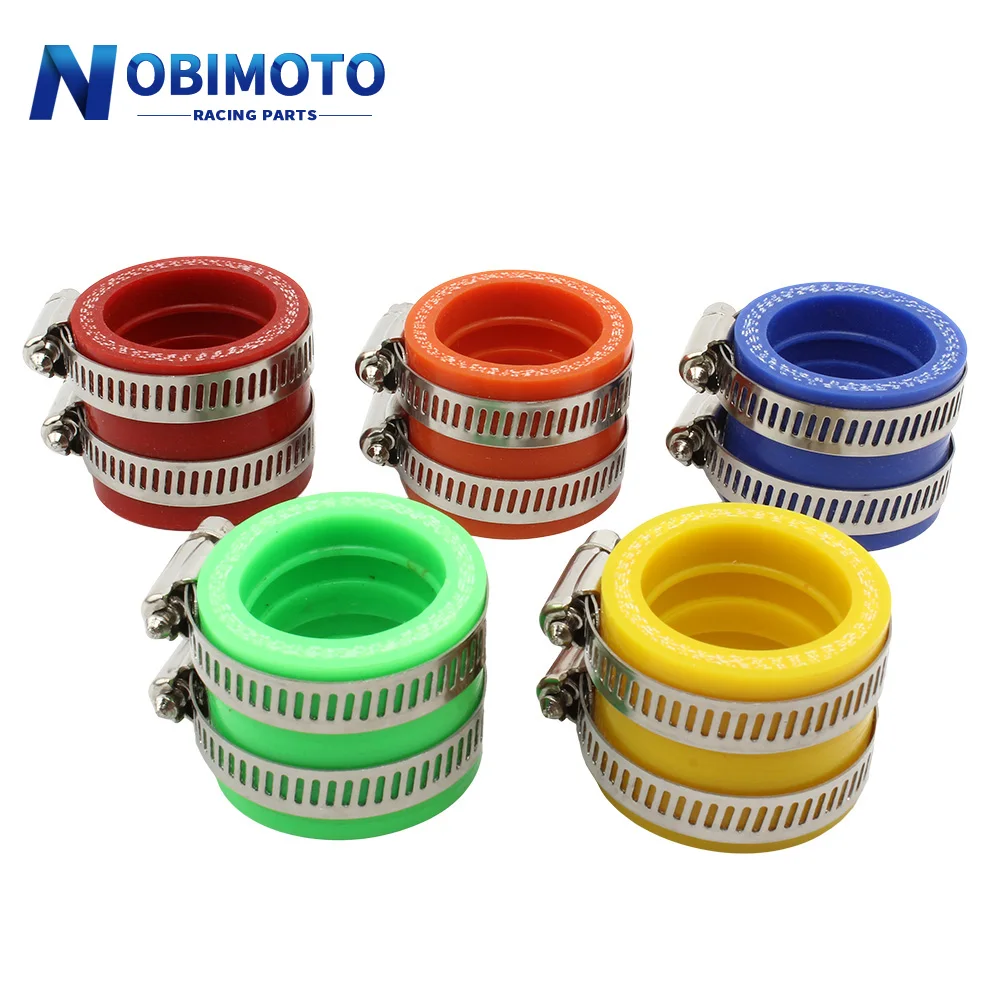 

5 Colors 35mm Motorcycle Carburetor Rubber Adapter Inlet Intake Pipe For MIKUNI KEIHIN OKO KOSO PWK Carburetor accessory