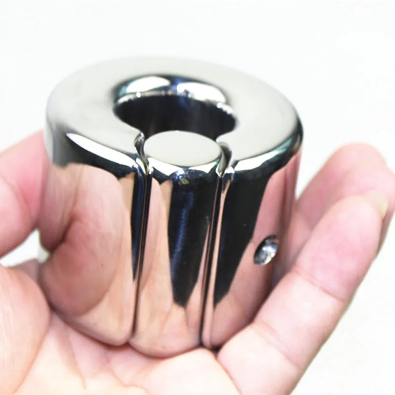 Нержавеющая сталь Малый диаметр Мужской Мошонка кулон секс игрушки для мужчин