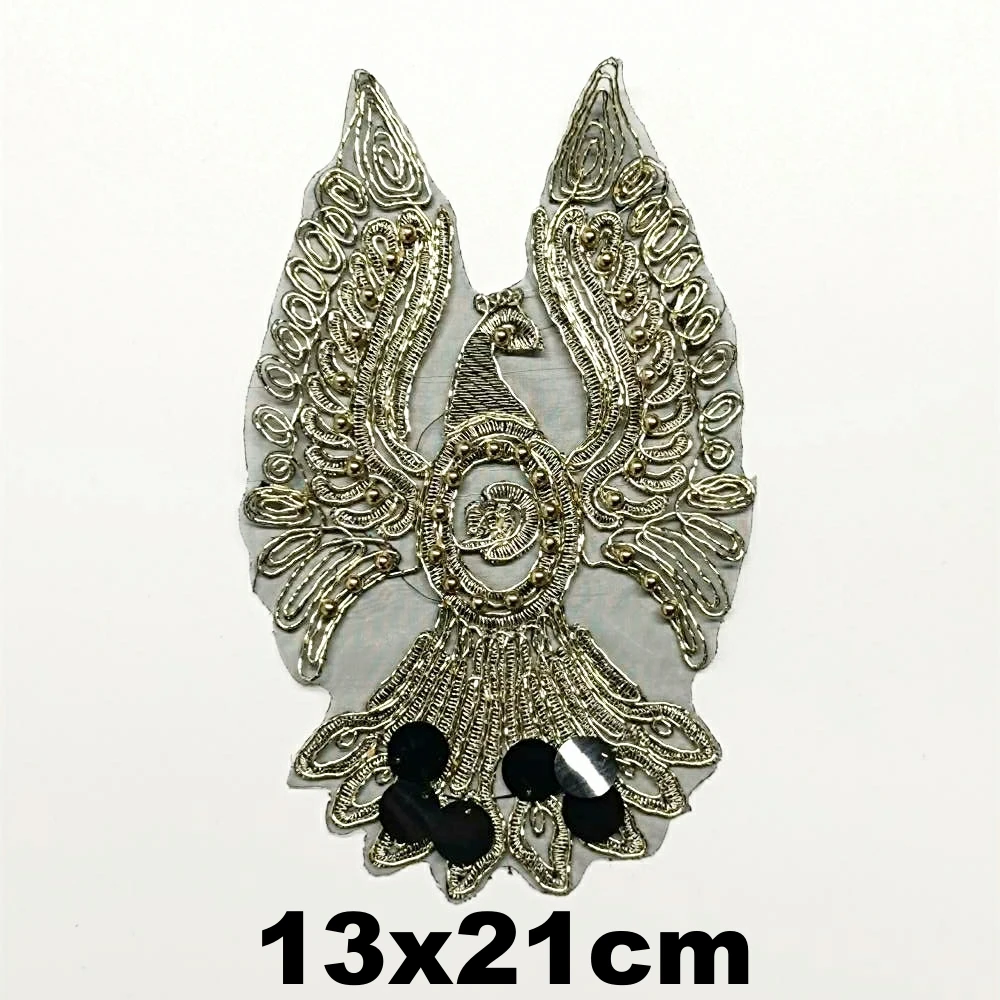 

DIY large embroidery big eagle bird cartoon patches for clothing QR-3176