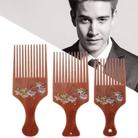chinese style retro oil hair comb fork comb mens styling long plate texture comb comb comb tooth hairdressing shovel bangs c5c0