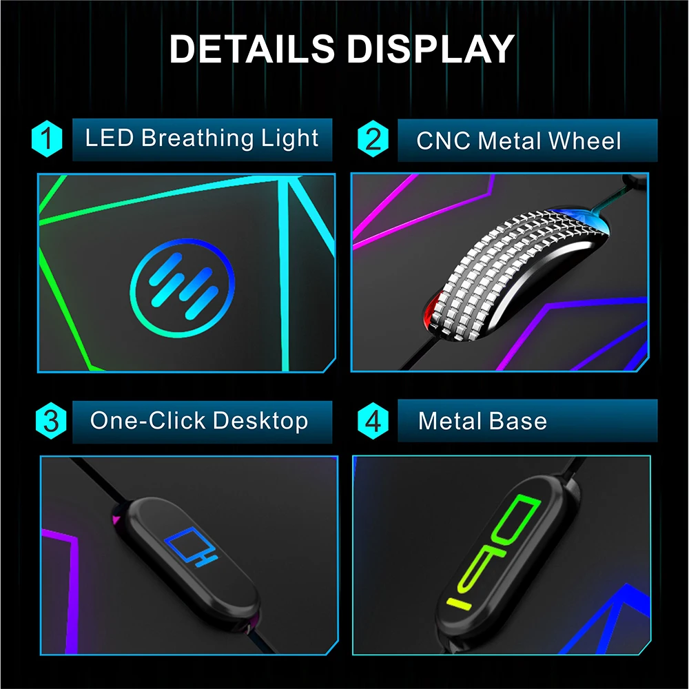 

RGB Wireless Mouse Computer Bluetooth Mouse Rechargeable Mouse Wirelesss Silent Mause LED Backlit Gaming Mice For Laptop ipad