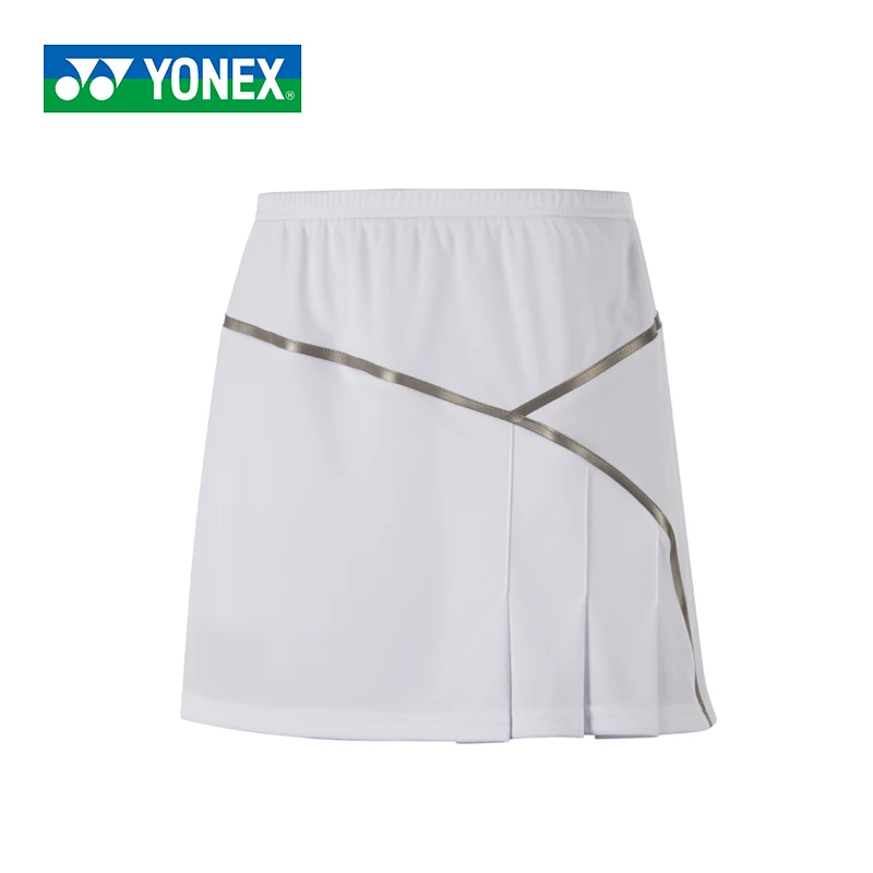 Оригинальная Женская юбка Yonex для бадминтона дышащая удобная быстросохнущая