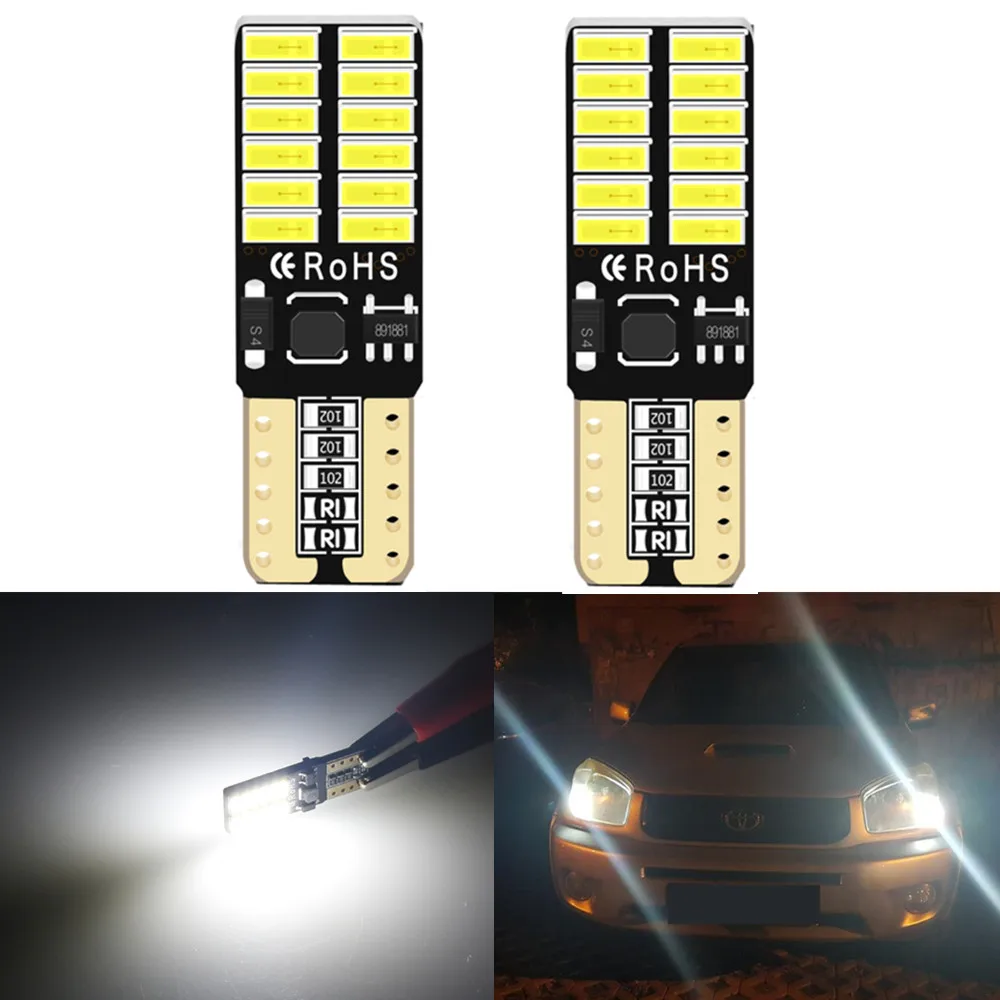 

2pcs T10 LED Canbus W5W 194 LED Car Parking Light For BMW E46 E60 E90 Mercedes Benz W203 Kia Rio 2 Toyota Camry Audi A6 A4 Q5