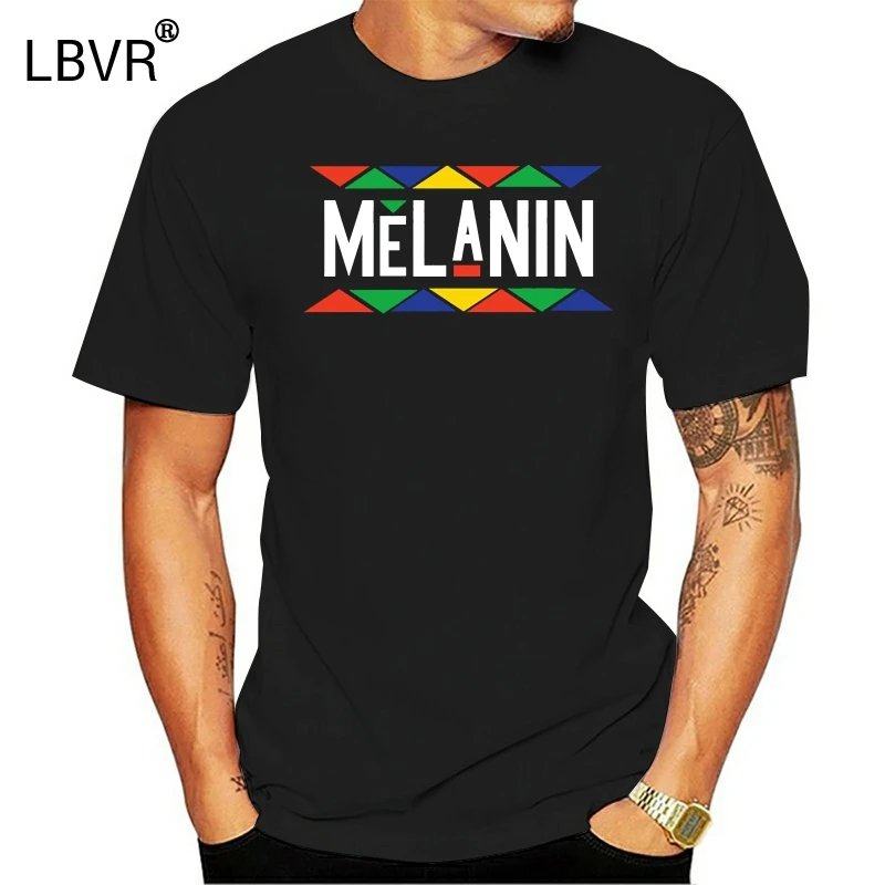 Make Own Fashion Newest Mens T Shirt Melanin Unique Men T-Shirt Spring Autumn 100% Cotton Clothing Tshirt Top Quality | Женская одежда