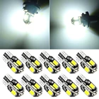 Светодиодсветодиодный лампы W5W T10 для салона автомобиля, 10 шт.