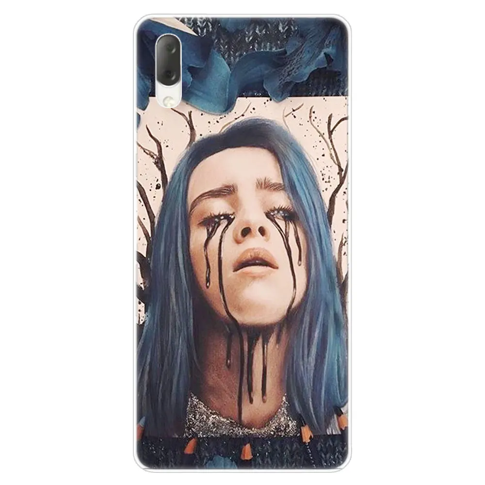 Billie Eilish Мода жесткий чехол для Sony Xperia L1 L2 L3 X XA XA1 XA2 XA3 ультра 10 плюс E5 XZ XZ1 XZ2 компактный XZ3 XZ5 2 20 крышка - Цвет: 003