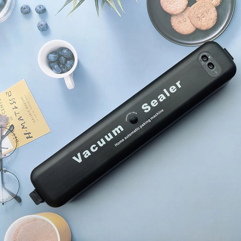 Kitchen Vacuum Sealer 220V/110V Automatic Commercial Packaging Machine Household Food Include 10Pcs Bags | Бытовая техника