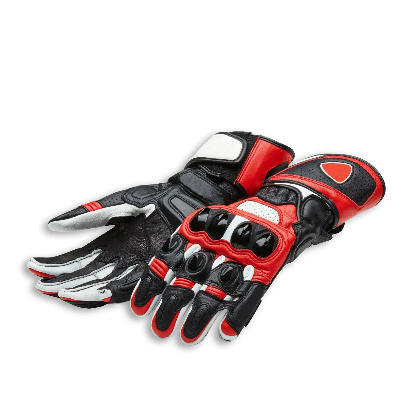 New 2 Colors 100% Genuine Leather Speed Air C1 Motorcycle Gloves Racing Driving Motorbike Original Cowhide Gloves