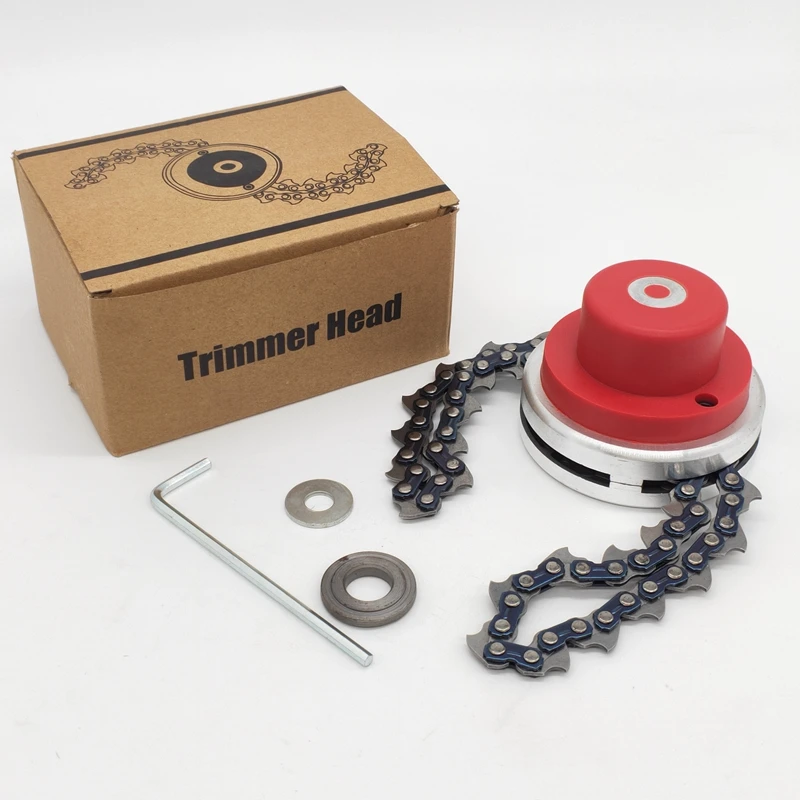 

Universal Lawn Mower Chain Trimmer Head Brushcutter for Trimmer Garden Grass Spare Parts Tools