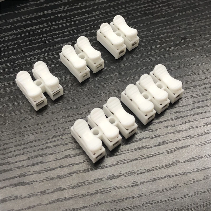 100 шт. CH2 CH3wire разъем 2 pins 3pins электрические кабельные соединители CH3 быстрый