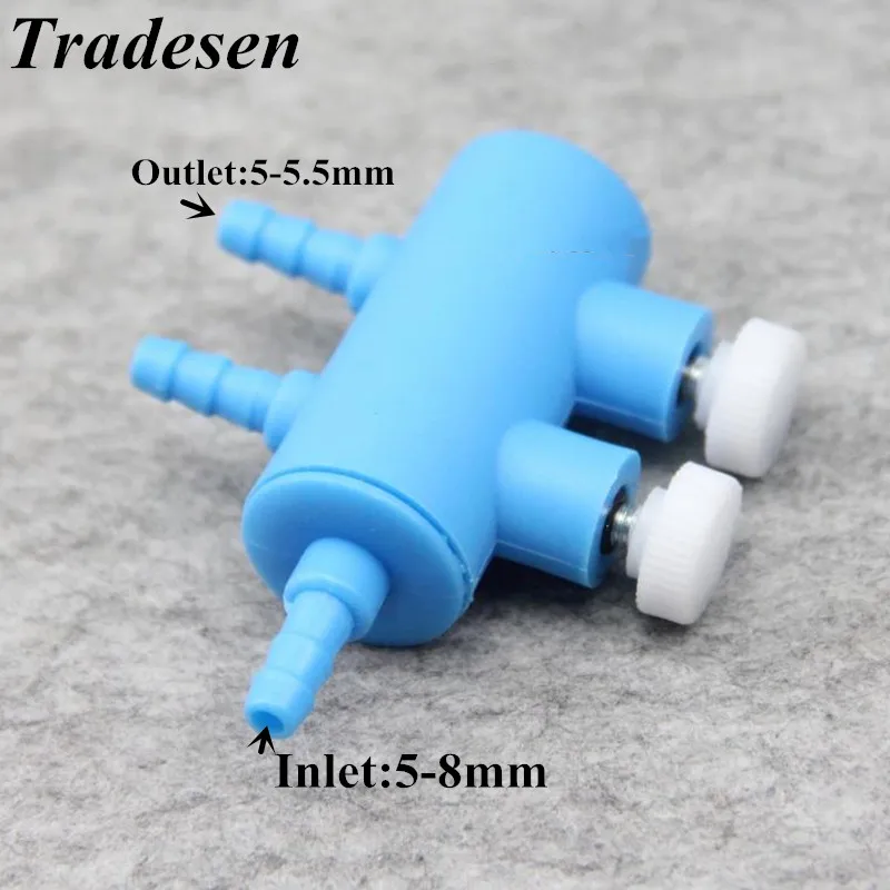 Aquarium Air Flow Control Valve Distributor Splitter Fish Tank Pump Accessories For Hose Pipe Split-flow Connector | Дом и сад
