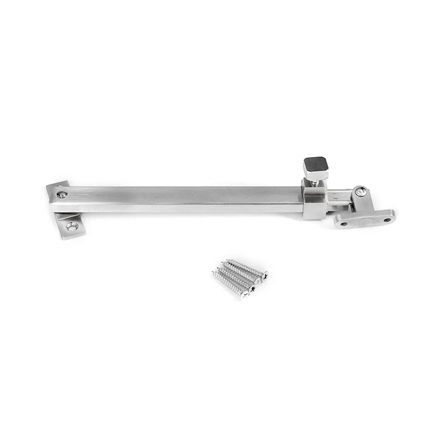 

Window Support Rod 335mm Stainless Steel Windproof Window Stopper Adjustable with Fixing Base, Window Opening Angle Controller