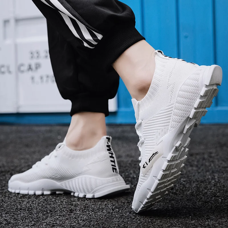 Мужская обувь лето 2020 новая корейская мода сетка Джокер Мужские Спортивные