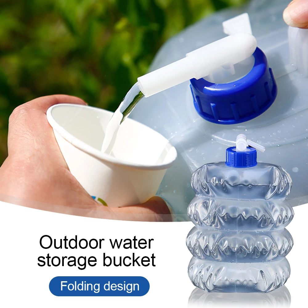 

3L 5L 8L 10L 15L Outdoor Collapsible Foldable Water Bags Container Camping Hiking Portable Survival Water Storage Carrier Bag