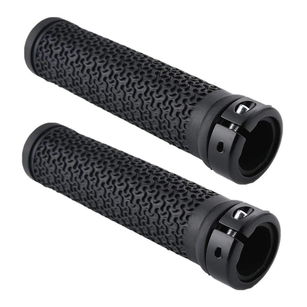

1Pair Bike Handlebar Grips Non-Slip Lock-On Bicycle Handle Grips Mountain Cycling Grips Handlebar Cover Bike Accessories