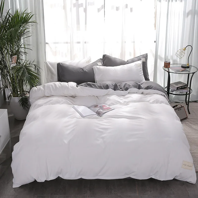 Plant Fibres Ramine Fabric Quilt Set 4pcs Embroidery Quilts Bed Cover Soft Quilted Bedspread Coverlet King size bedding set | Дом и сад