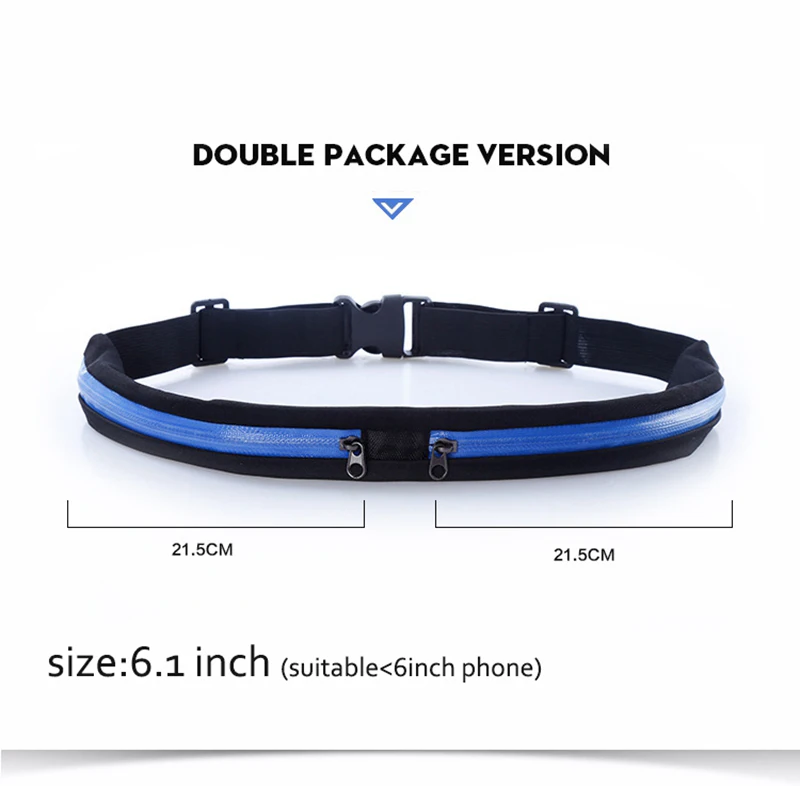 Женская водонепроницаемая поясная сумка для бега спортивная занятий спортом