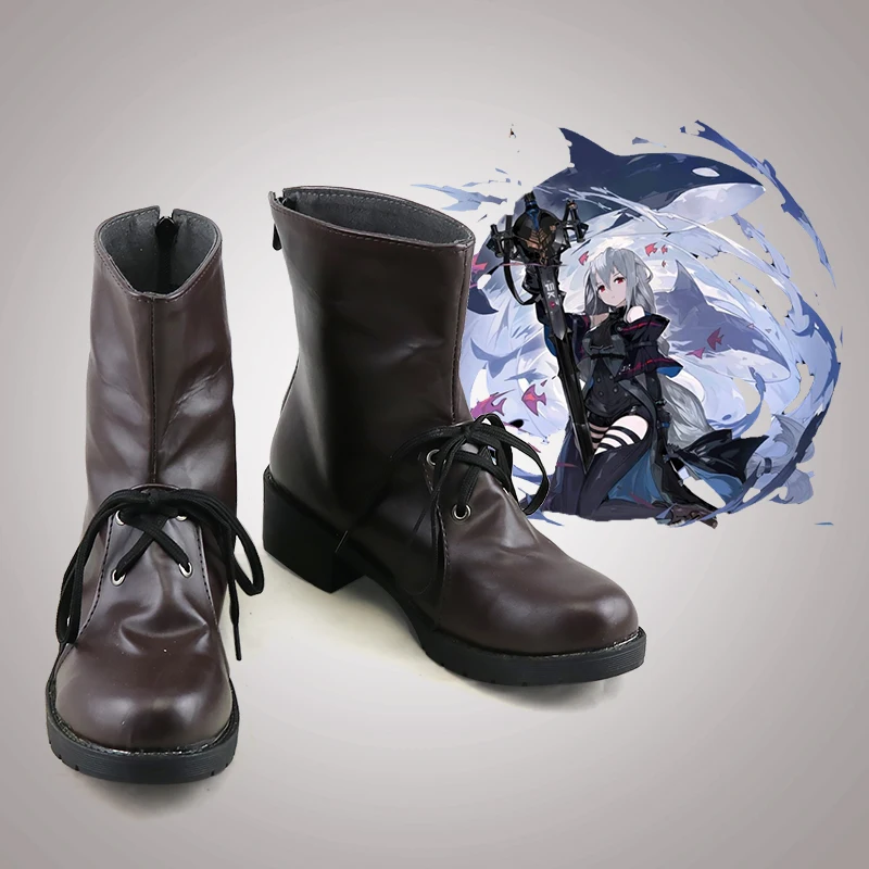 

Ботинки кожаные длинные для косплея на вечерние ринку, Хэллоуин