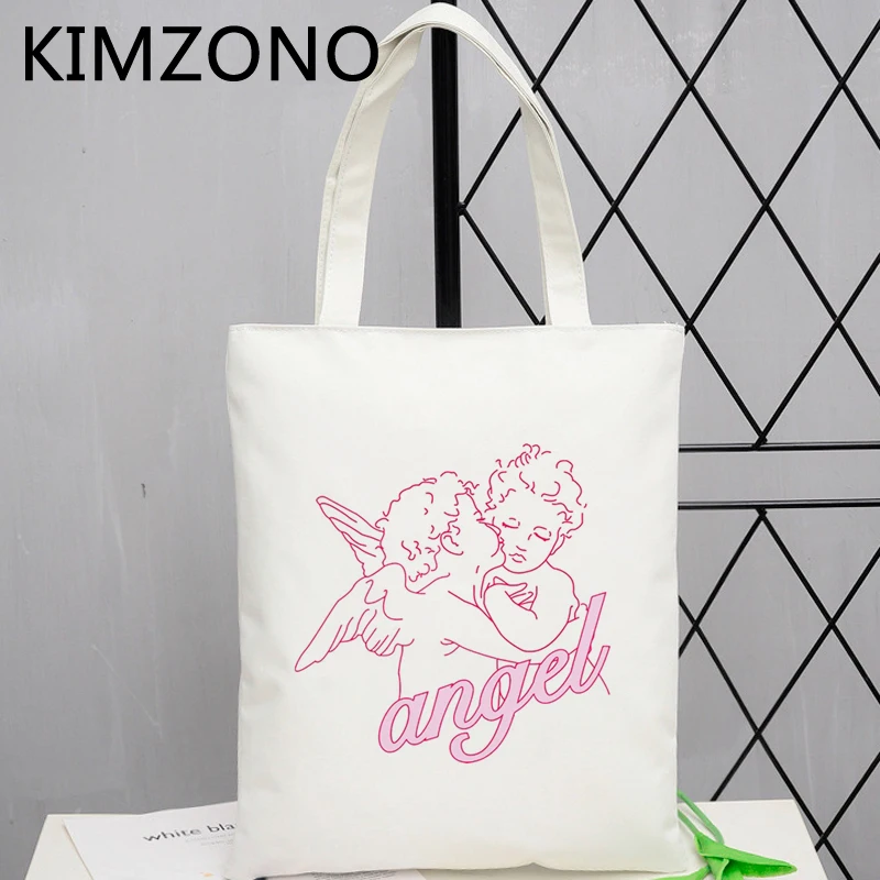 

Ангел хозяйственная сумка bolsa bolso многоразовая сумка для покупок boodschappentas bolsa compra эхосумка sacola sacolas