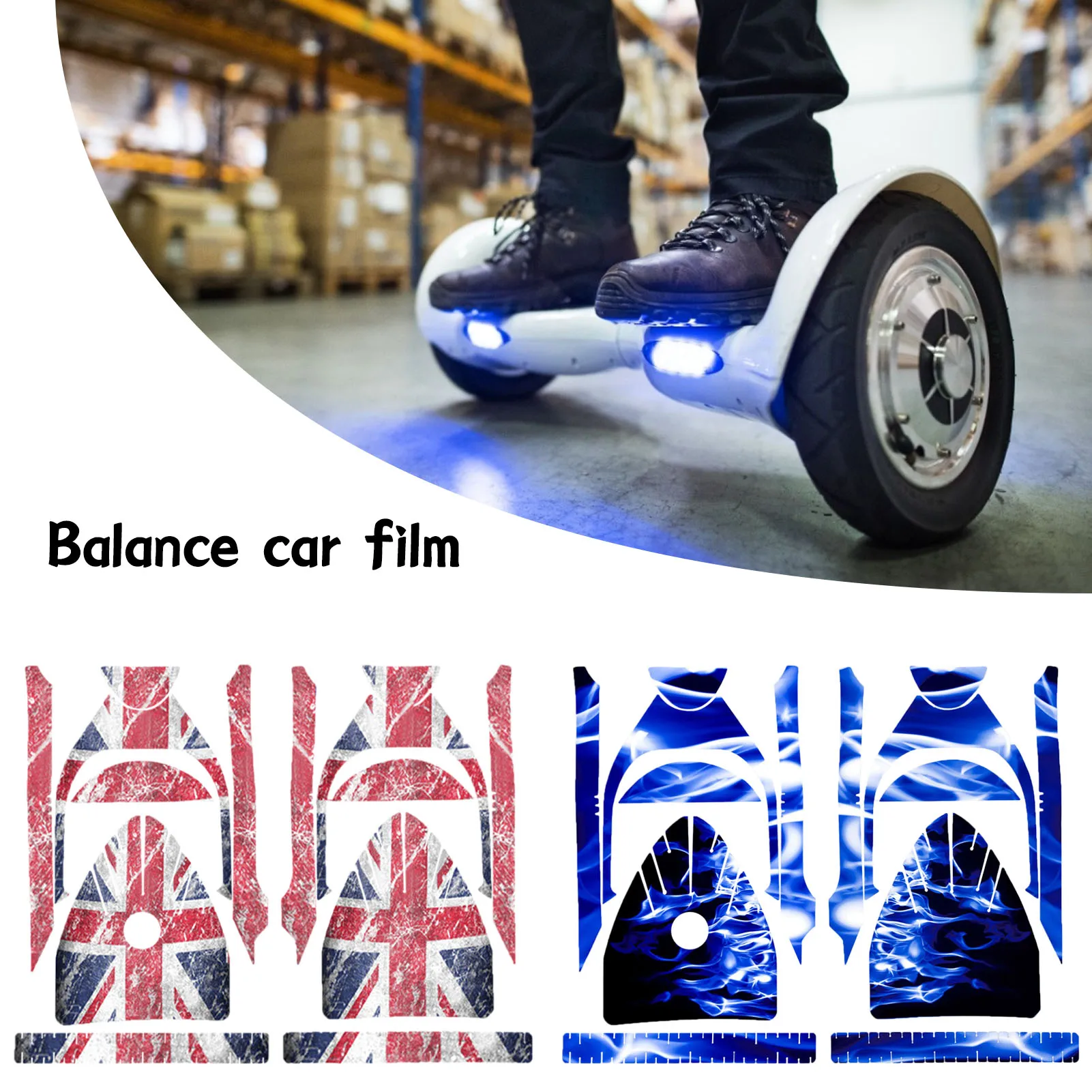 

6.5 Inch Self Balancing Board PVC Sticker Balance Hover Scooter Film